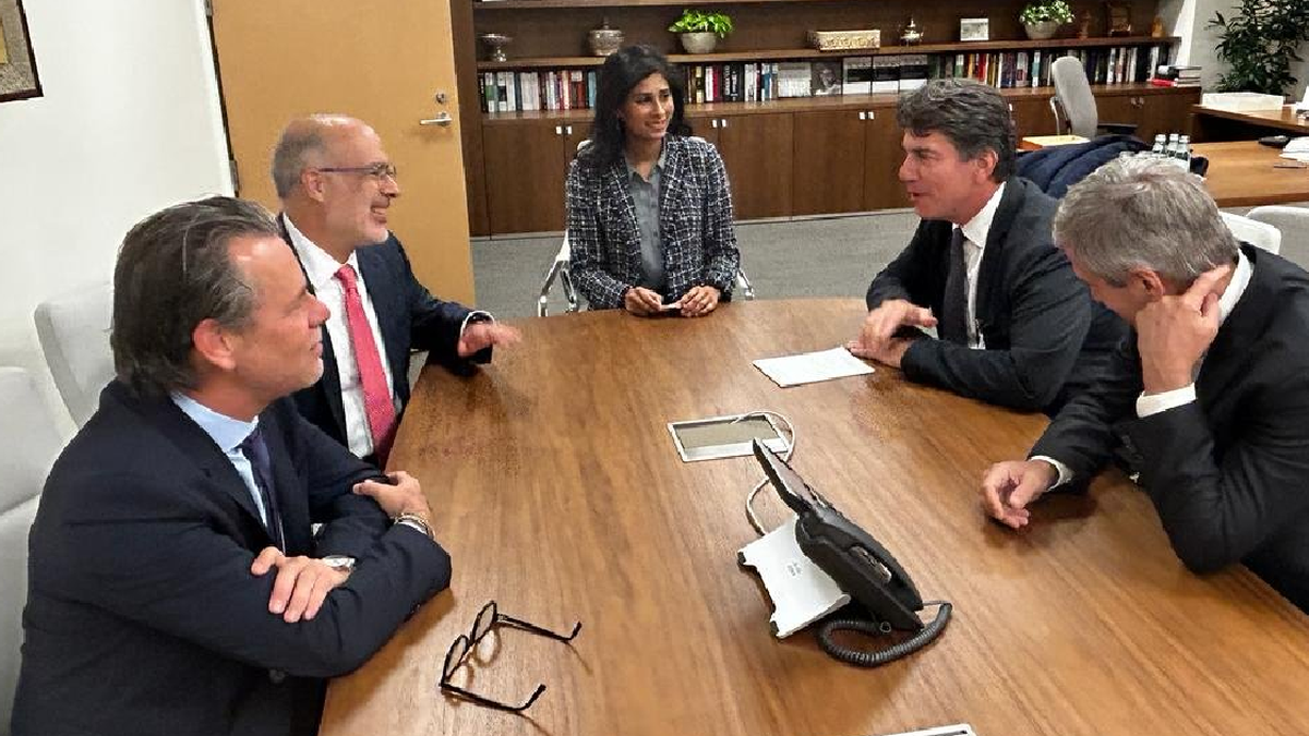 Luis Caputo y Nicolás Posse se reunieron con el FMI: La reunión fue positiva. (Foto: X)