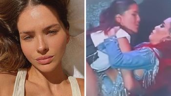 El video del beso de la China Suárez y Lali Espósito sobre el escenario