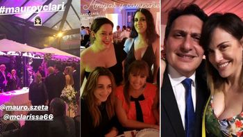 Mauro Szeta y Clarissa Antonini: gran festejo de casamiento con la presencia de muchos famosos