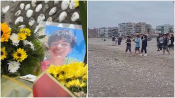 Así fue la emotiva despedida a Alejandro, el chico argentino que murió arrastrado por el mar