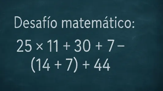 Desafío matemático: ¿en cuánto tiempo lográs resolverlo?