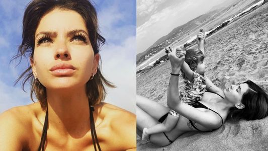 La tierna postal que compartió La China Suárez: Magnolia con uno de los hijos de Pampita y Vicuña