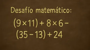 Desafío matemático: muy pocos lo resuelven antes de los 10 segundos