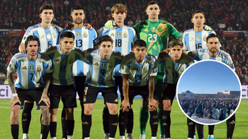 pese a los cortes por la condena a cfk, la seleccion argentina pudo llegar al monumental pese a los cortes por la condena a cfk, la seleccion argentina pudo llegar al monumental