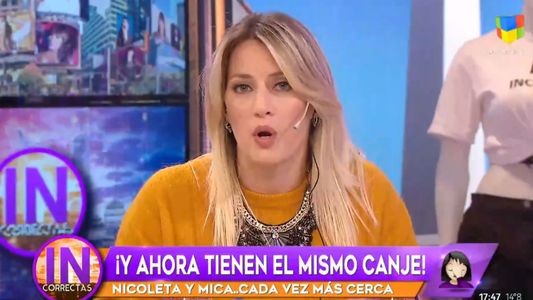 Mica Viciconte le contestó a Naiara Awada: No le falto el respeto a nadie y no ocupé el lugar de ella