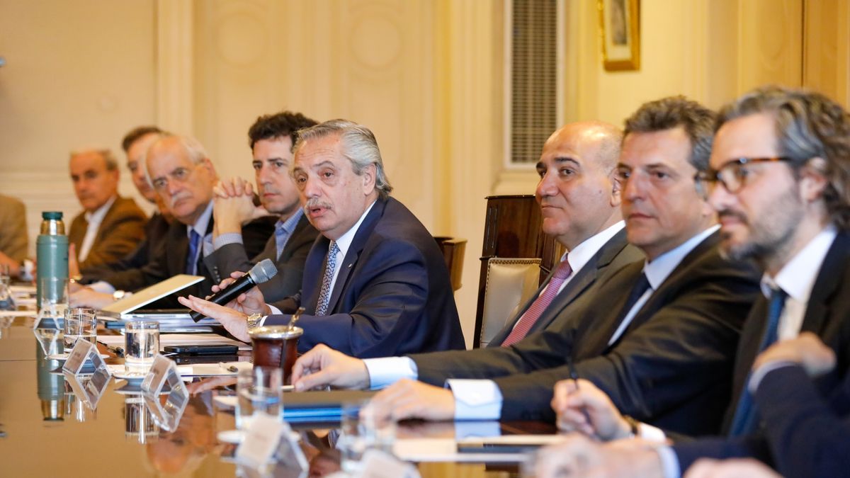 ¿Qué dijo Sergio Massa en la primera reunión de gabinete como ministro de Economía?. Foto: Presidencia.