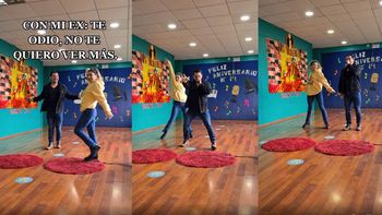 Están separados y se odian, pero se filmaron bailando juntos para el cumple de su hija