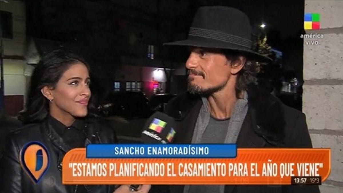 Celeste Muriega y Christian Sancho confirmaron en Intrusos que ya hay planes de casamiento. 