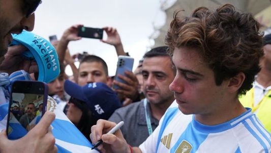 Franco Colapinto le dedicó un EMOTIVO posteo a los fanáticos argentinos que fueron a alentarlo a Brasil