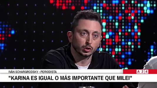 Iván Schargrodsky con Novaresio: Karina es igual o más importante que Javier Milei