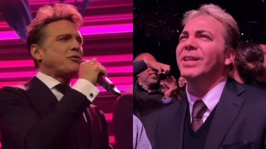 Tras décadas peleados, Cristian Castro fue a ver a Luis Miguel en su despedida de Argentina: el video