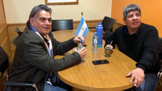 Pablo Moyano y el “Barba” Gutiérrez dejaron un mensaje antes de la reunión de la “mesa chica” de la CGT