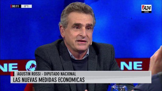 Para Agustín Rossi, Macri es el peor presidente después de De la Rúa
