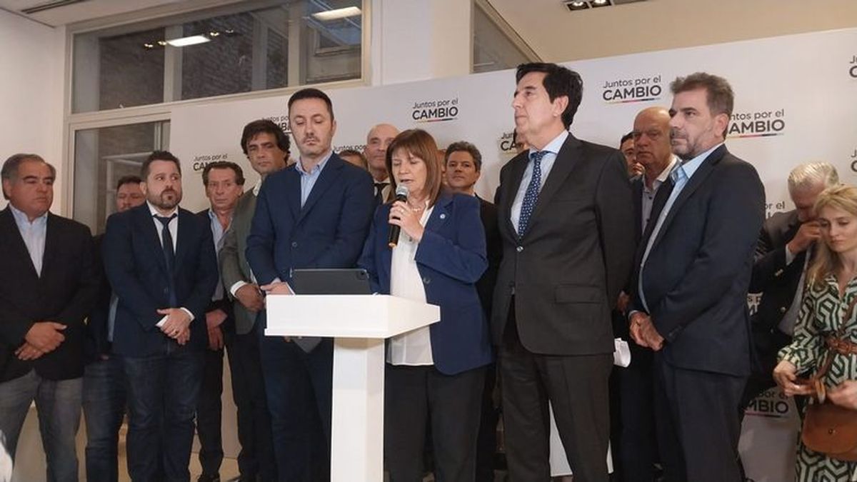 Patricia Bullrich hoy con Carlos Melconian. (Foto: Cadena 3)
