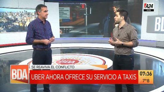 A partir de ahora Uber ofrecerá el servicio de taxis en el AMBA