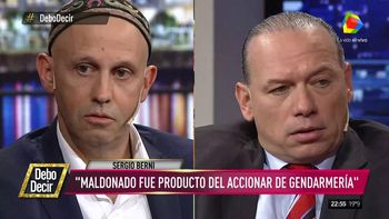 Tenso cruce entre Berni y Bergman por la muerte de Santiago Maldonado