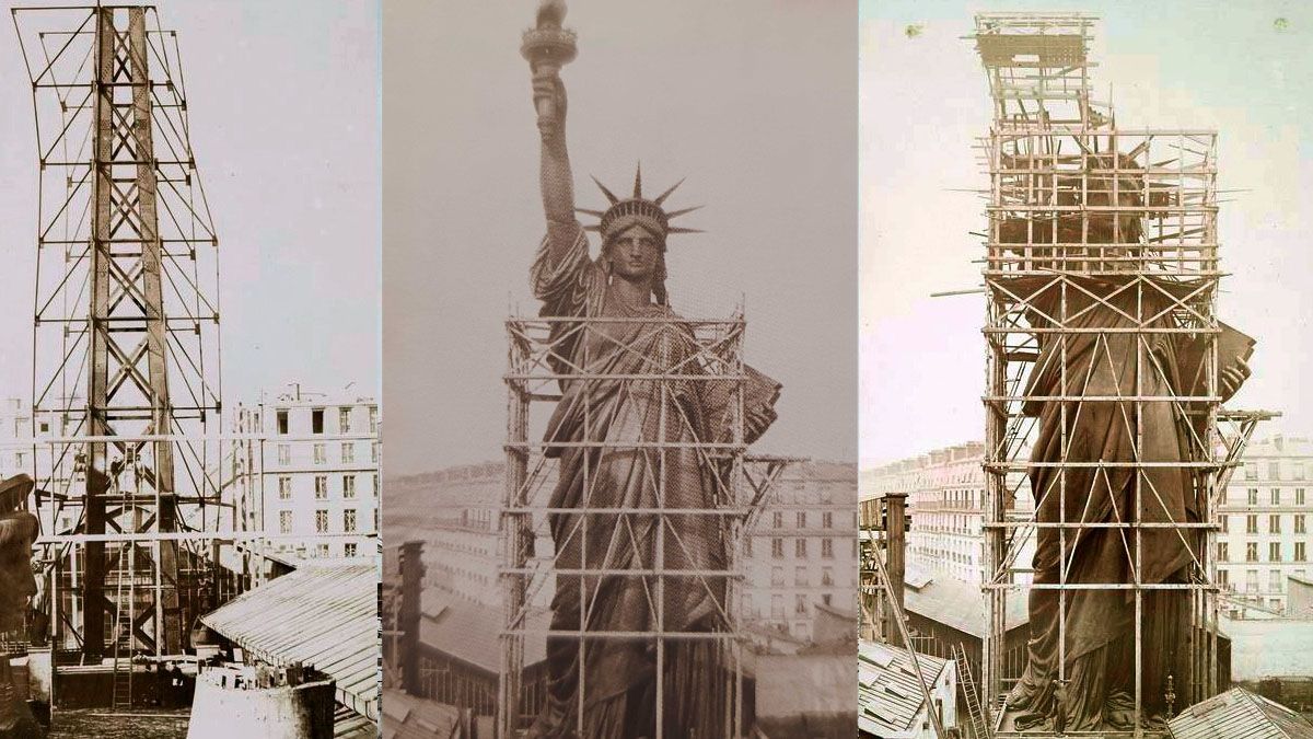 En 1884, antes de viajar a Estados Unidos, la estatua se montó enteramente en París para comprobar que estaba bien hecha (Foto: gentileza Mueso Bartholdi).