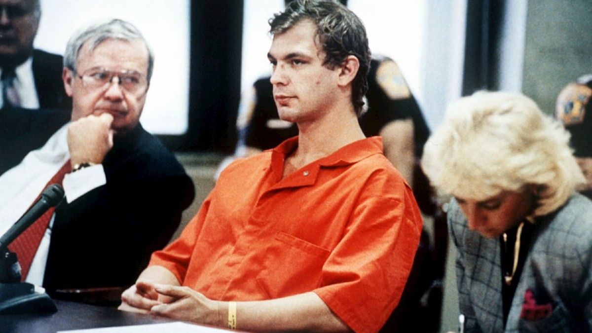 Jeffrey Dahmer durante el juicio que se llevó en su contra. 