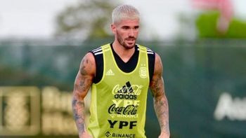 Rodrigo De Paul y su nuevo look. Rodrigo De Paul y su nuevo look.