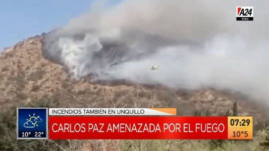 Córdoba, en alerta: los nuevos focos de incendio forestal no le dan tregua