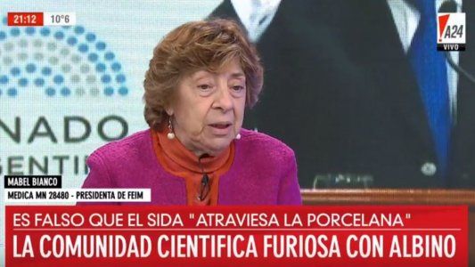 Mabel Bianco justificó su actitud viral ante Albino: ¿Qué hago con este señor?