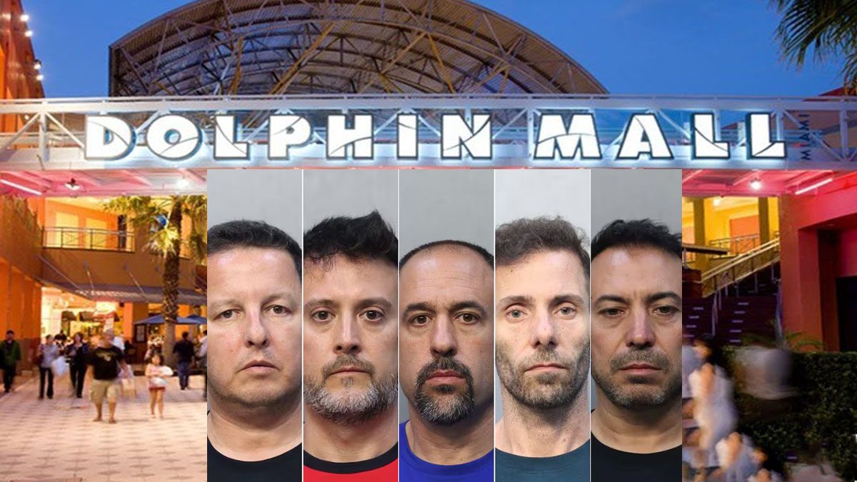Cinco argentinos detenidos en Miami por robar en centros comerciales. (foto: A24.com)