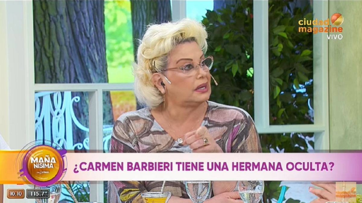 La respuesta de Carmen Barbieri ante la aparición de una supuesta hermana