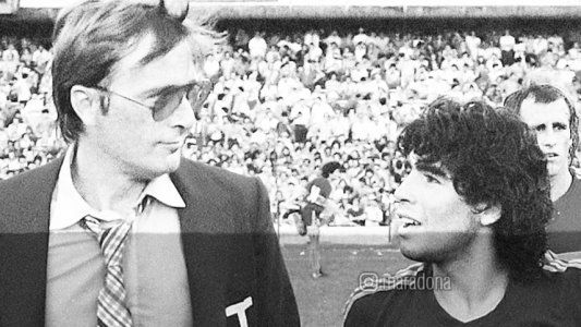 La despedida de Maradona a Marzolini: De tu mano, muchos de Boca dimos nuestra única vuelta olímpica en el país