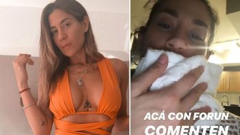 Jimena Barón aguarda la evolución del forúnculo para saber si la deben operar