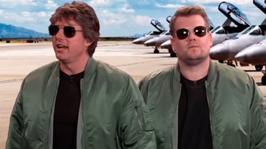 Tom Cruise recreó sus películas más taquilleras con James Corden en The Late Late Show