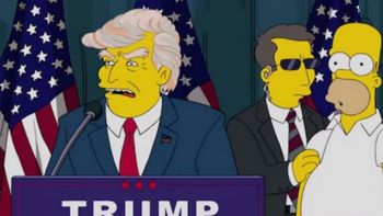 Los Simpsons vaticinaron la elección de Trump en el 2000