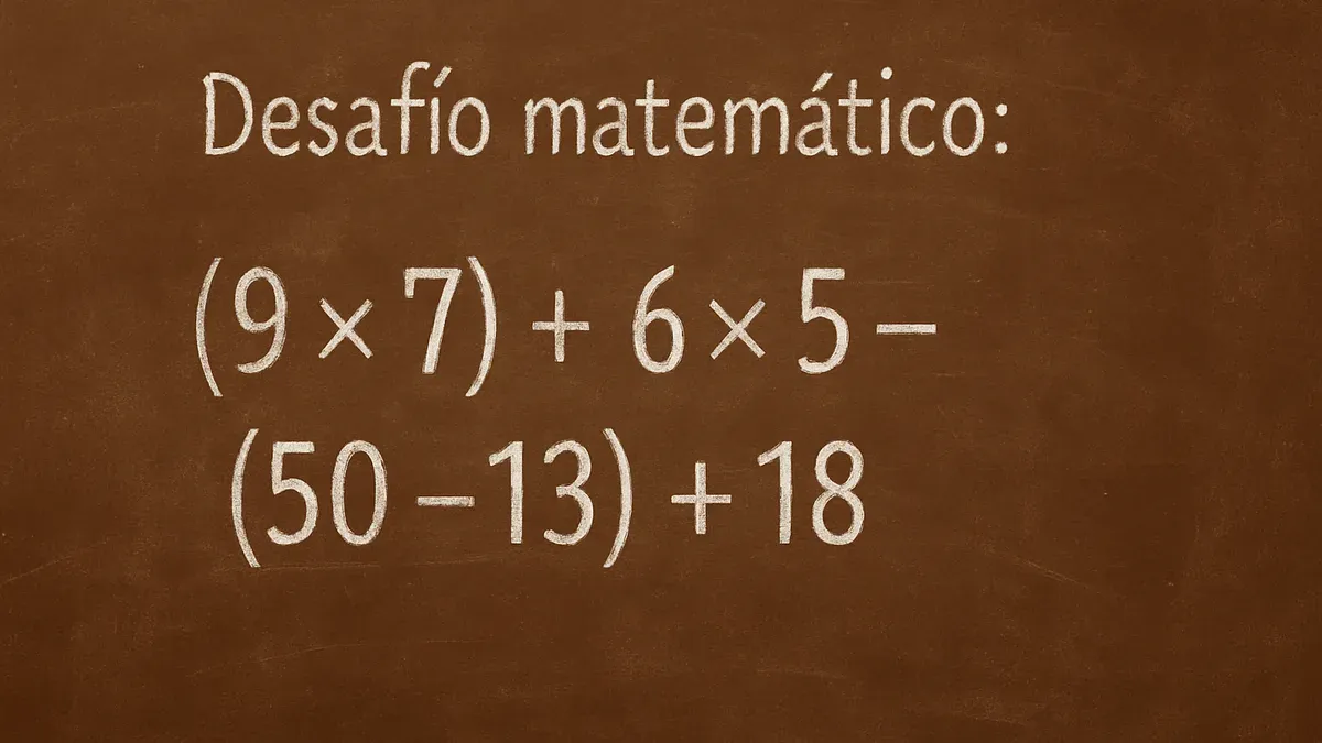 La regla esencial para resolver este desafío matemático es conocido como PEMDAS (por sus siglas en inglés) o jerarquía de operaciones.
