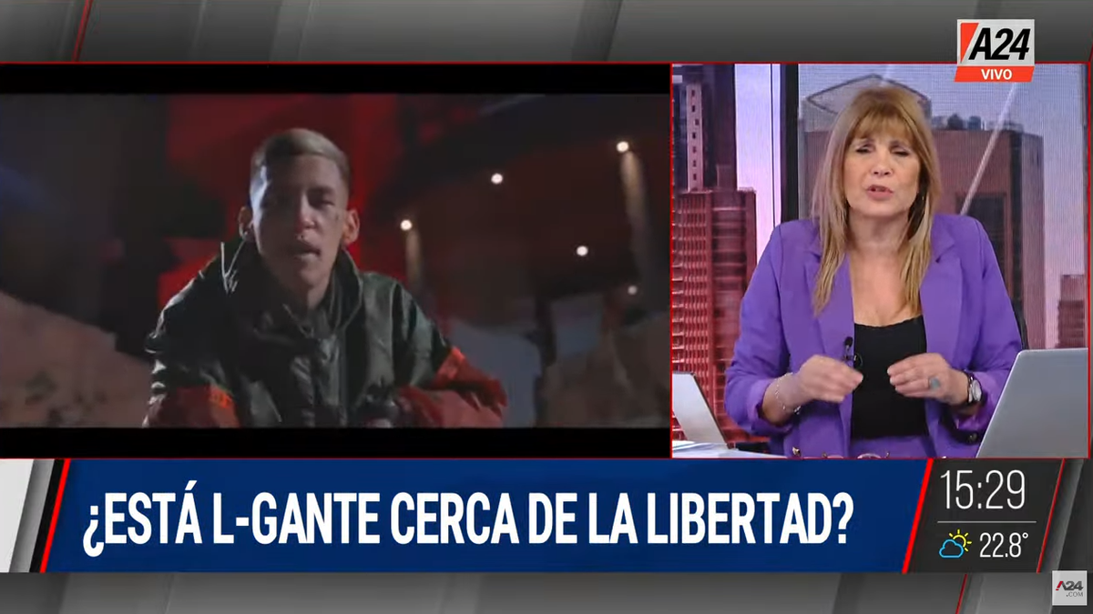 ¿L-Gante cerca de la libertad?: su abogado adelantó que podría salir de la cárcel con una condición. (Captura)
