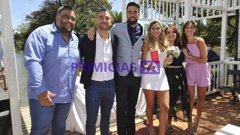 La boda de Flavio Azzaro y Sol Nobile (Fotos DAB)