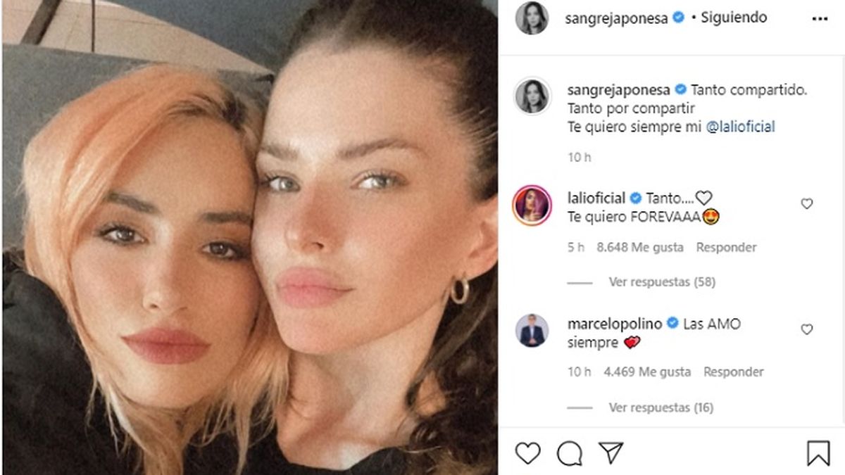 La China Suárez hoy se apoya mucho en su amiga Lali Espósito para despejarse un poco y olvidarse de los dimes y diretes de su separación del chileno Benjamín Vicuña. 