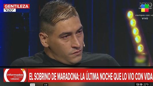 Johnny Espósito, sobrino de Diego Maradona: No sé por qué no la peleó, sentí que él ya no quería más