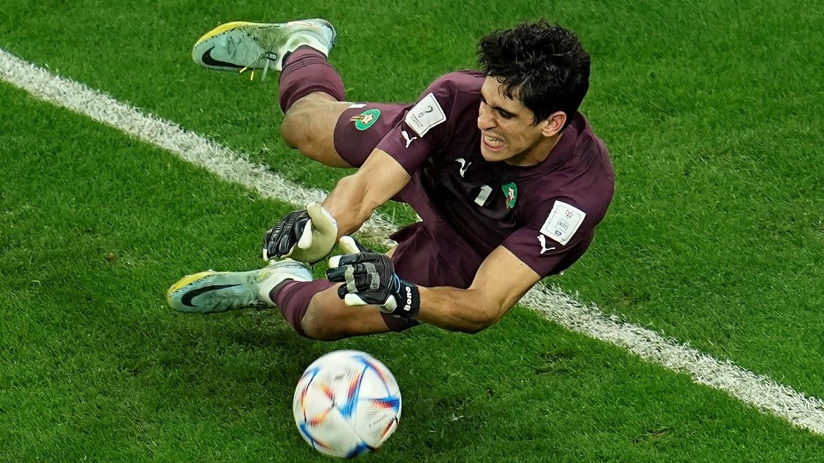 Yassine Bounou: el héroe de Marruecos. (Foto: AP)&nbsp;