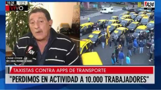 Viviani dijo que, por culpa de Uber, los taxistas están al borde de la extinción y anunció nuevas protestas