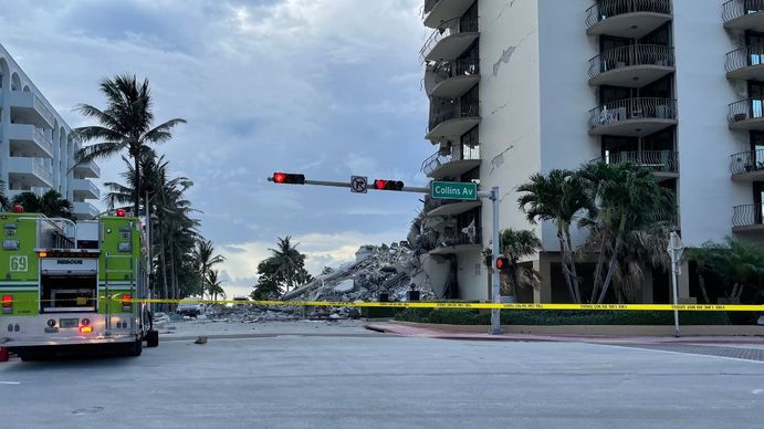 Las impactantes fotos tras el derrumbe del edificio