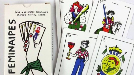 Cómo surgió el mazo de naipes españoles feministas que busca retrucarle al patriarcado
