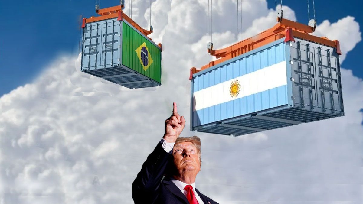 La Argentina y los aranceles que entran en vigencia desde hoy por parte de Trump (Foto: A24.com).