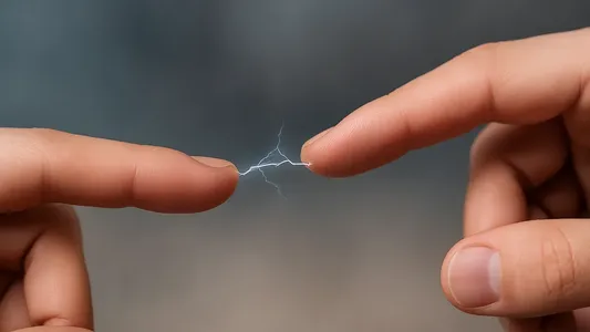 Por qué a veces sentimos un chispazo al tocar a otra persona