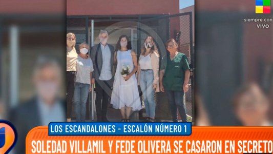 Se casaron Soledad Villamil y Federico Olivera