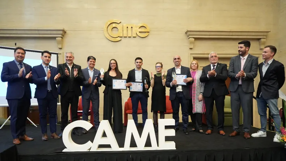 Entrega del Premio Joven Empresario Argentino 2023. (Foto CAME)