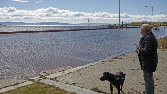 El desprendimiento del Perito Moreno produjo inundaciones en El Calafate