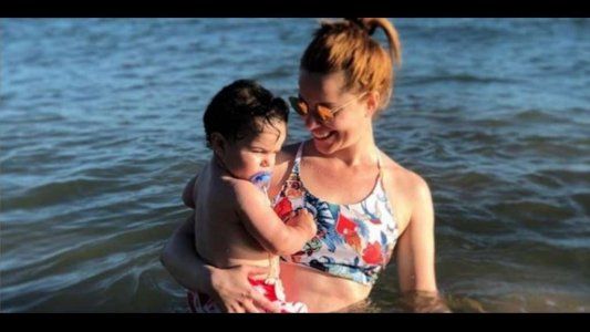 Agustina Kämpfer mostró el momento del reencuentro entre su hijo y su papá