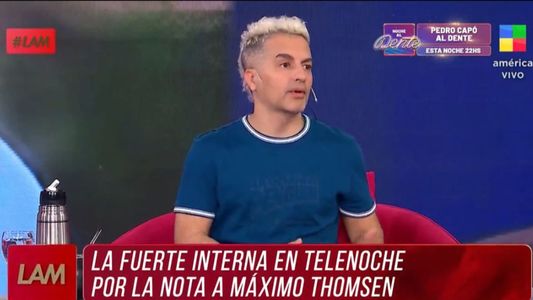 Ángel de Brito reveló una inesperada interna en Telenoche por la entrevista a Máximo Thomsen