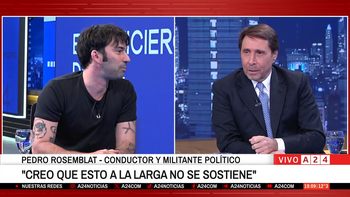 Pedro Rosemblat con Feinmann: Milei no va a gobernar 60 años, todo...