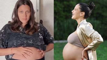 el video de barbie velez con su enorme panza de embarazada a horas del nacimiento de salvador
