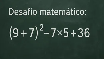 Desafío matemático: muy pocos lo resuelven antes de los 10 segundos